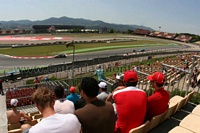 Tribuna C, GP Barcelona <br/> Circuit de Catalunya